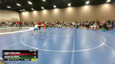 120-122 lbs Round 1 - Abbie Dreslinski, Texas vs Nicholas Fiegel, Grapevine Wrestling Club