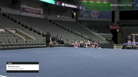 Mila Brusch - Floor, Cincinnati Gymnastics - 2022 Elevate the Stage Toledo presented by Promedica