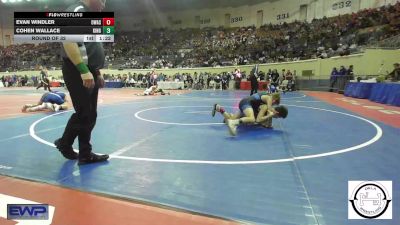 88 lbs Round Of 32 - Cohen Wallace, Kingfisher YellowJackets vs Evan Windler, Owasso