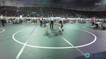 64 lbs Round Of 16 - Zoie Gregory, Tulsa Blue T Panthers vs Brantley Snelson, Bartlesville Wrestling Club