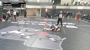 114 lbs Finals (8 Team) - Cal Shelstad, Centennial, MN vs Tripp Toops, Pierz, MN