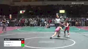 77 lbs Rr Rnd 3 - Reid Parsons, Lions WC vs Sapphire Shafer, Threshold WC