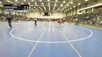 141 lbs Cons. Round 5 - Cooper Feltmann, Ithaca vs Tyler Simons, Alfred State