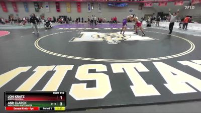 197 lbs Cons. Round 2 - Asr Clarck, Wisconsin-Whitewater vs Jon Kratz, North Central