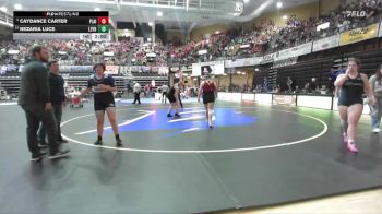 190 lbs Champ. Round 1 - Nezaria Luce, Longton-Elk Valley Hs vs Caydance Carter, Plainville HS