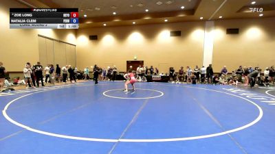 105 lbs Cons. Round 2 - Zoe Long, New York vs Natalia Clem, Pennsylvania