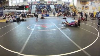 190 lbs Cons. Round 5 - Maverick Lorminey, YIC vs Luke Palukaitis, Steinbrenner
