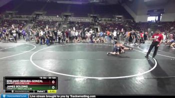 94-100 lbs Round 1 - James Bolding, Canon City Wrestling Club vs Emiliano Segura-Gonzalez, Bennett Wrestling Club