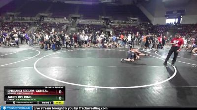 94-100 lbs Round 1 - James Bolding, Canon City Wrestling Club vs Emiliano Segura-Gonzalez, Bennett Wrestling Club