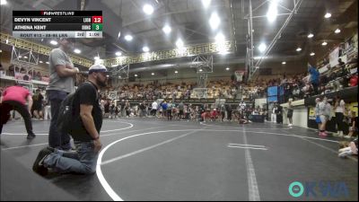 80 lbs Semifinal - Paxtyn McGilbert, Midwest City Bombers Youth Wrestling Club vs Keb Deppen, Prodigy NDT