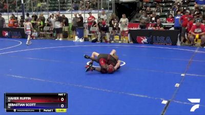 63 lbs Quarterfinal - Xavier Ruffin, MI vs Sebastian Scott, MI