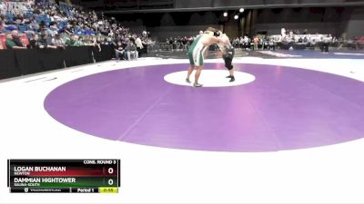 5A - 285 lbs Cons. Round 3 - Logan Buchanan, Newton vs Dammian Hightower, Salina-South