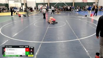 149 lbs Champ. Round 1 - Grayson Williams, Western Colorado University vs Phillip Carstens, Iowa Western Community College