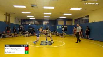 152 lbs Consi Of 16 #2 - Danil Korochenskiy, Cardinal Gibbons vs Achilles Rocha, Golden Bears Wrestling Club