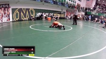 144 lbs Cons. Round 2 - Owen Pasek, Hoover (North Canton) vs Dwight Fritz, Mayfield