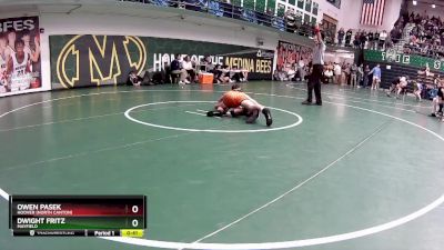 144 lbs Cons. Round 2 - Owen Pasek, Hoover (North Canton) vs Dwight Fritz, Mayfield