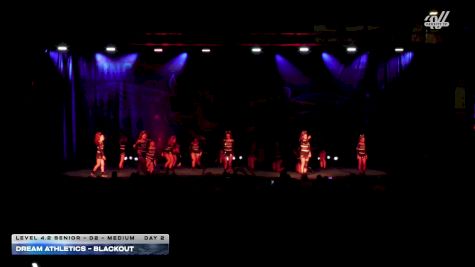 Dream Athletics - Blackout [2026 L4.2 Senior - D2 - Medium Day 2] 2026 Spirit Cheer Grand Nationals