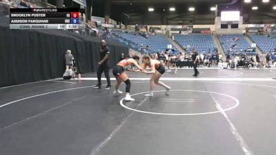 138 lbs Cons. Round 3 - Brooklyn Foster, Friends University vs Addison Farquhar, Oklahoma State University