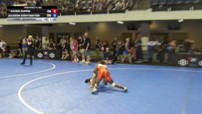 75 lbs Cons. Quarters - Xavier Ruffin, Ruffin Trained Wrestling vs Jackson Strittmatter, Team PA