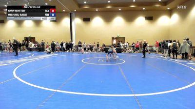 96 lbs Cons. Round 3 - John Matter, New Jersey vs Michael Saile, Pennsylvania