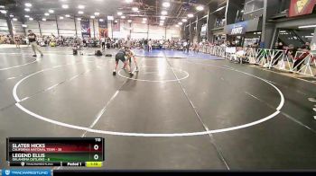 115 lbs Rd# 8- 12:30pm Saturday Final Pool - Slater Hicks, California National Team vs Legend Ellis, Oklahoma Outlaws