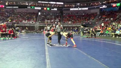 2A-150 lbs Cons. Round 3 - Kinnick Geers, West Marshall vs Keaton Gates, West Branch