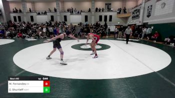 126 lbs Consi Of 16 #2 - Matthew Fernandes, Bridgewater-Raynham vs Quinn Shurtleff, Norton