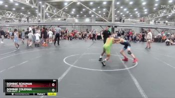 84 lbs Placement (4 Team) - Dominic Schuman, Mat Assassins Red vs Dominik Coleman, Team Shutt