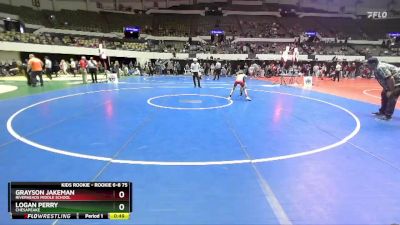 Rookie 6-8 75 Round 3 - Grayson Jakeman, Riverheads Middle School vs Logan Perry, Chesapeake