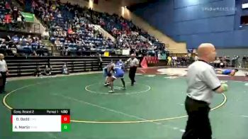 2 - 170 Cons. Round 2 - Odane Dodd, Central (Woodstock) vs Andrew Martin, Page County