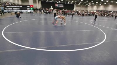 100 lbs Quarters - Camron Veneziano, Newtown Youth Wrestling Association vs Jacobie Robbins, Greater Heights Wrestling