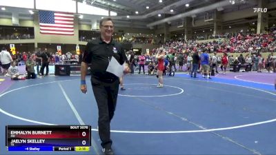 125 lbs Quarterfinal - EmmaLyn Burnett, MO vs Jaelyn Skelley, TX