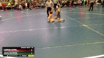 65 lbs Cons. Round 5 - Landon Combs, Sebolt Wrestling Academy vs Gavin Suchman, Moen Wrestling Academy