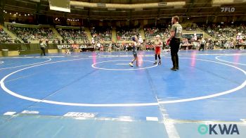 58 lbs Round Of 16 - Samuel Remington, Jenks Trojan Wrestling Club vs Rowen Jones, Bridge Creek Youth Wrestling