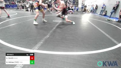 112/119 lbs Rr Rnd 3 - Kace Smith, Red Ryder Wrestling Club vs Bennett Mikles (112), Team Tulsa Wrestling Club