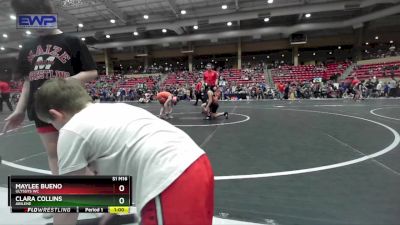 90 lbs Quarterfinal - Clara Collins, Abilene vs Maylee Bueno, Ulyssys WC