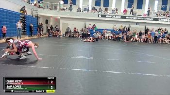 105 lbs Semis & 1st Wrestleback (8 Team) - Sair Lopez, Florida Punishers vs Chris Metz, Georgia United