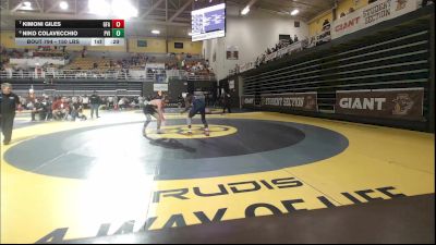 150 lbs Consi Of 8 #2 - Kimoni Giles, Greens Farms Academy vs Niko Colavecchio, Paul VI Catholic High School