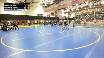 110 lbs Cons. Round 4 - Maryjane Padilla, Rancho Mirage vs Lana Khelghatian, Bonita