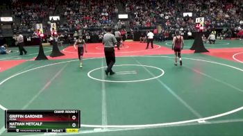 108 lbs Champ. Round 1 - Griffin Gardner, PCWA vs Nathan Metcalf, PROA