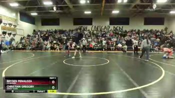 132 lbs Quarterfinal - Brysen Penaloza, La Grande vs Christian Gregory, Sweet Home
