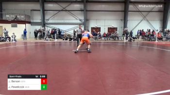 197 lbs Semifinal - Jeremy Berson, Coast Guard vs Jessup Pawelczyk, Coast Guard