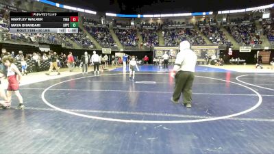 50 lbs Round Of 16 - Hartley Walker, Tyrone vs Maya Bhandari, Upper St. Clair