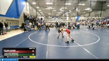 73 lbs Champ. Round 1 - ELIJAH SHARP, Jordan Junior Wrestling vs Weston Brown, Wasatch Wrestling Club