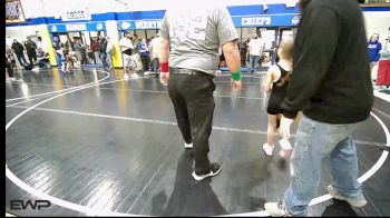 54 lbs Rr Rnd 2 - Joslyn Barr, Mannford Pirate Youth Wrestling vs Amelia Fox, Cushing Tigers