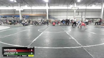 81 lbs Quarterfinal - Austin Garcia, Suples Wrestling Club vs Logan McKay Jr., Fighting Squirrels