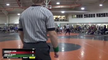 135 lbs 5th Place Match - Joelle Scott, Spire Academy vs Addison Lyon, MARYSVILLE