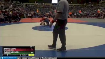 6A - 220 lbs Quarterfinal - Brooks Lowe, Blue Valley West vs Turner Lennard, Olathe East