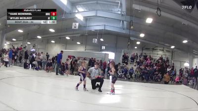 34 lbs Semifinal - Kane Mowinkel, Milford Wrestling Club vs Myles McElroy, Arlington Eagles