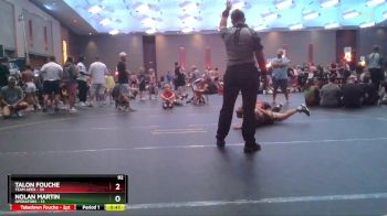 92 lbs Quarterfinals (8 Team) - Nolan Martin, Operators vs Talon Fouche, Team Apex